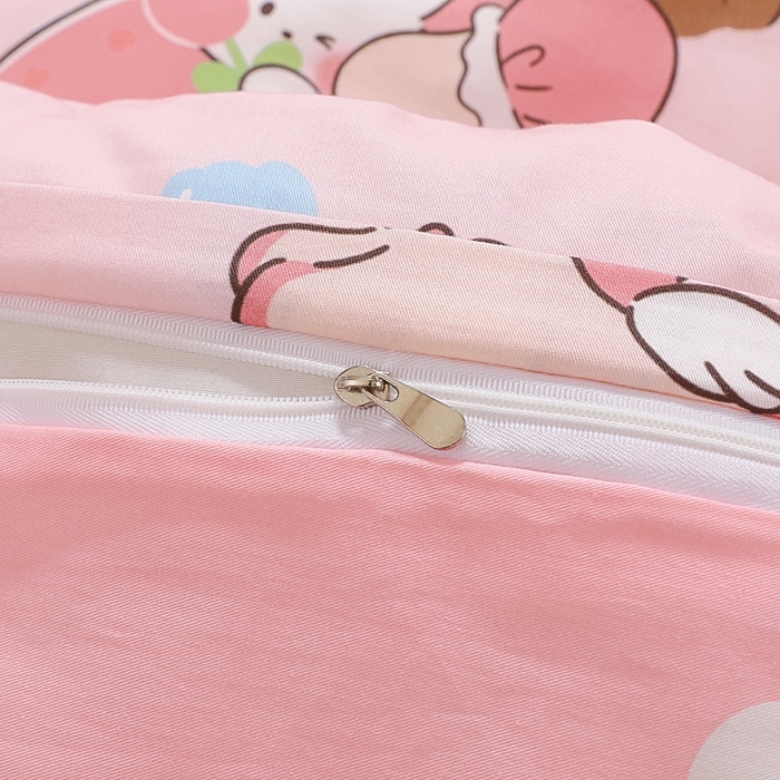 91家纺网 家纺一手货源 找家纺 鱼宝 2025新款全棉幼儿园套件 三件套—童真系列 花园公主