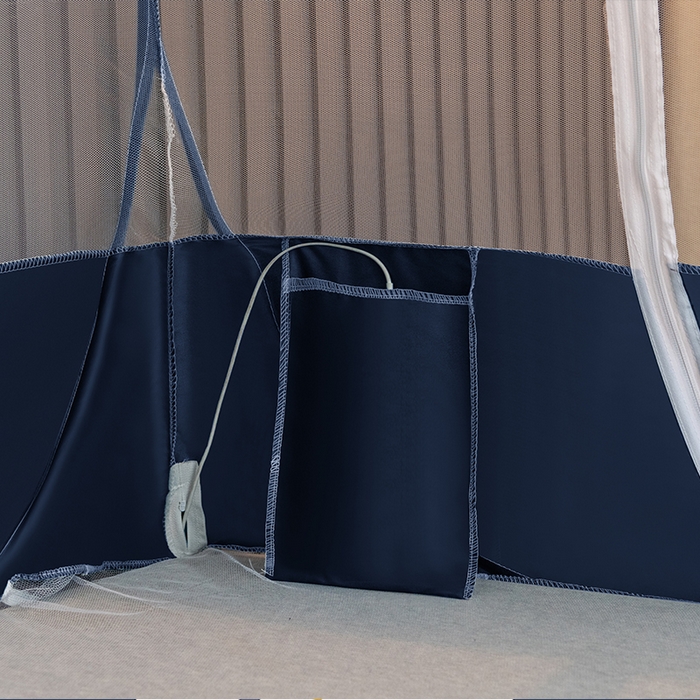 91家纺网 家纺一手货源 找家纺 佳梦家纺 2025新款印花大顶免安装蚊帐 宇航员布三角