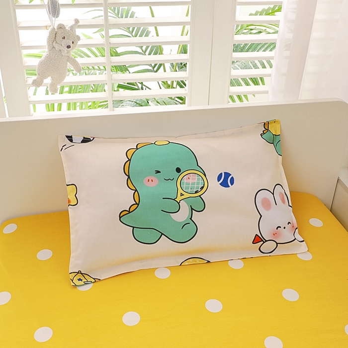 91家纺网 家纺一手货源 找家纺 鱼宝 2025新款全棉幼儿园套件 三件套—童真系列 运动会