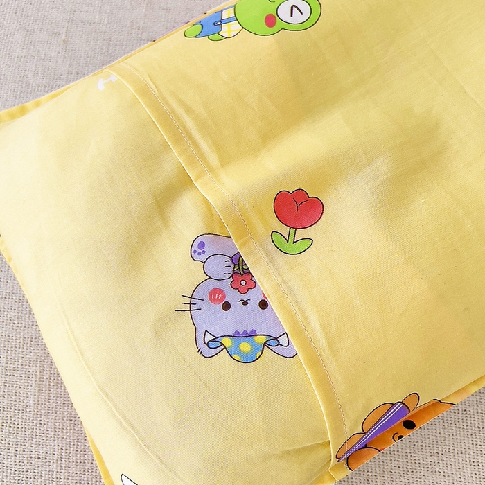 91家纺网 家纺一手货源 找家纺 鱼宝 2025新款全棉幼儿园套件 三件套—童真系列 可爱小动物