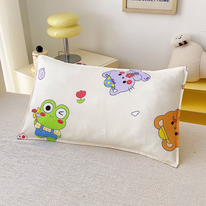 91家纺网 家纺一手货源 找家纺 鱼宝 2025新款全棉幼儿园套件 三件套—童真系列 可爱小动物