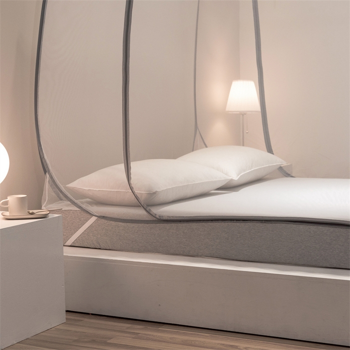 91家纺网 家纺一手货源 找家纺 （总）佳梦家纺 2025新款云顶免安装蚊帐