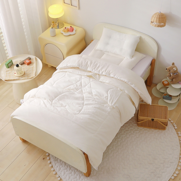 91家纺网 家纺一手货源 找家纺 （总）鱼宝 2025新款幼儿园被芯垫芯枕芯多件套（总）