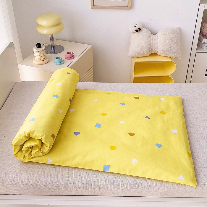 91家纺网 家纺一手货源 找家纺 鱼宝 2025新款全棉幼儿园套件 三件套—童真系列 小面包车