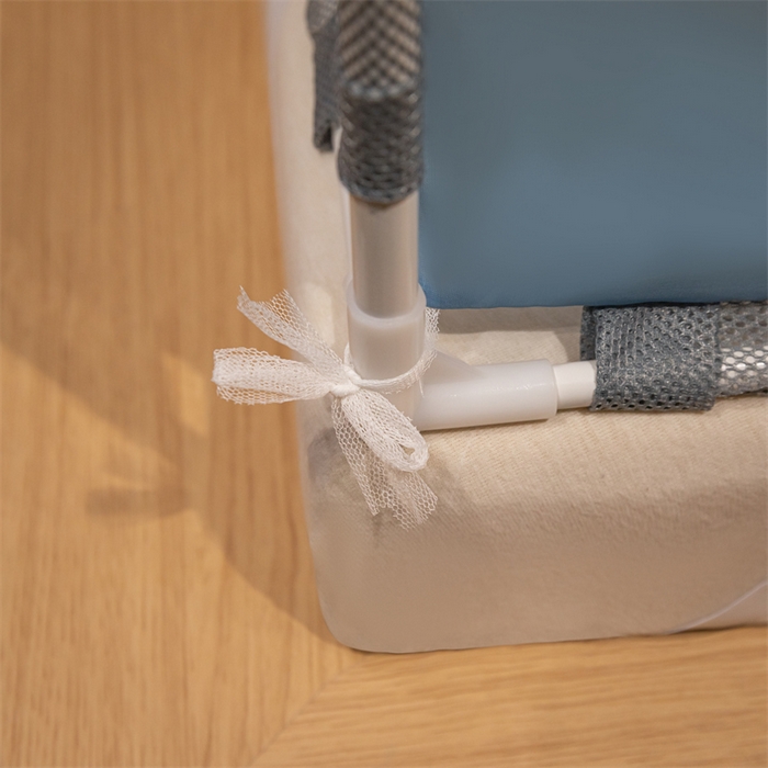 91家纺网 家纺一手货源 找家纺 佳梦家纺 2025新款lulu烫画款坐床蚊帐 LULU-景泰蓝