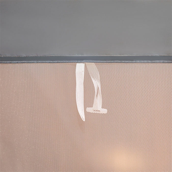 91家纺网 家纺一手货源 找家纺 佳梦家纺 2025新款lulu烫画款坐床蚊帐 LULU-景泰蓝