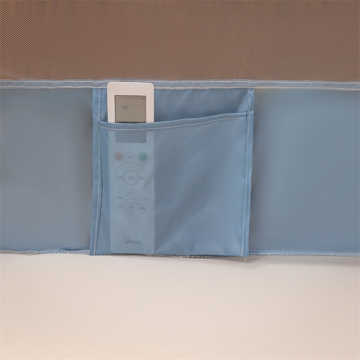 91家纺网 家纺一手货源 找家纺 佳梦家纺 2025新款lulu烫画款坐床蚊帐 LULU-景泰蓝