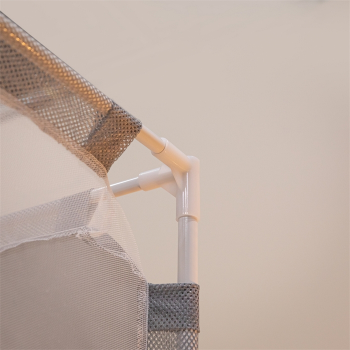 91家纺网 家纺一手货源 找家纺 佳梦家纺 2025新款lulu烫画款坐床蚊帐 LULU-景泰蓝