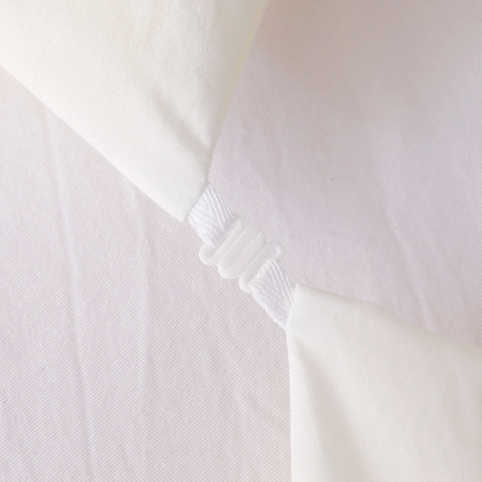 91家纺网 家纺一手货源 找家纺 鱼宝 2025新款幼儿园羽丝棉被芯垫芯枕芯多件套 白色