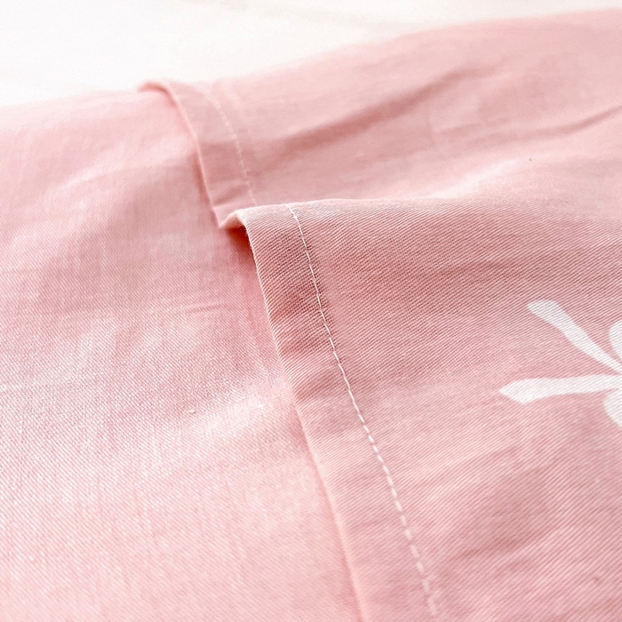 91家纺网 家纺一手货源 找家纺 鱼宝 2025新款全棉幼儿园套件 三件套—童真系列 粉粉猫