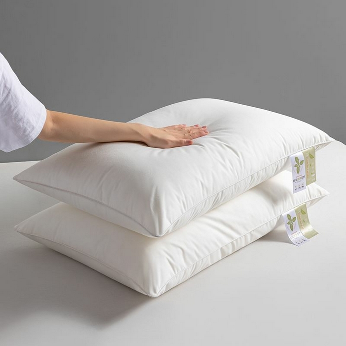 小米枕芯 2025新款全棉立体单边枕头枕芯-苹果花 单边-低枕600克