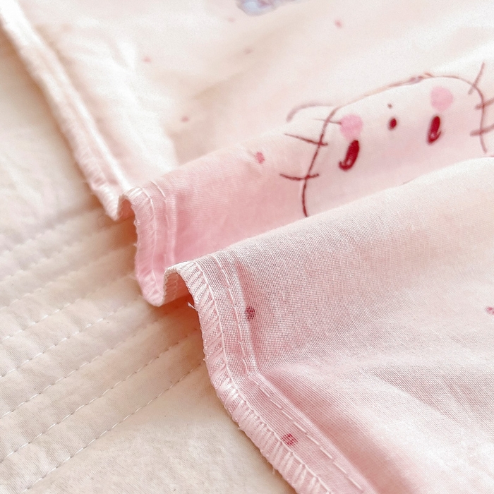 91家纺网 家纺一手货源 找家纺 鱼宝 2025新款全棉幼儿园套件 三件套—童真系列 梦幻猫咪