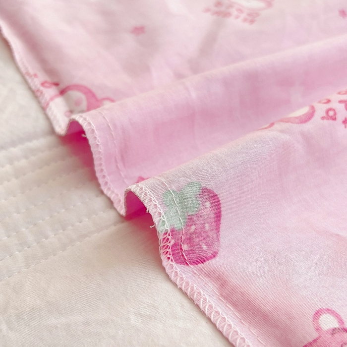 91家纺网 家纺一手货源 找家纺 鱼宝 2025新款全棉幼儿园套件 三件套—童真系列 胖胖熊