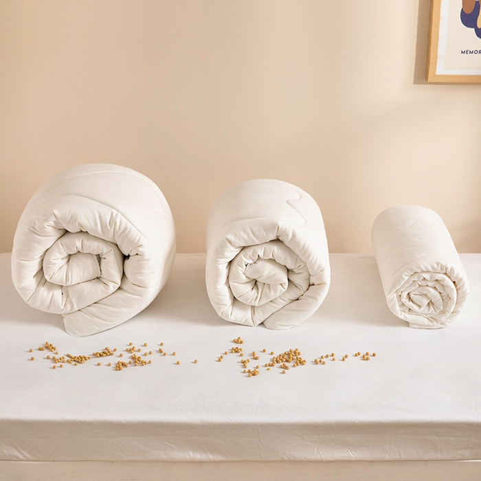 91家纺网 家纺一手货源 找家纺 （总）鱼宝 2025新款幼儿园大豆被芯垫芯枕芯多件套