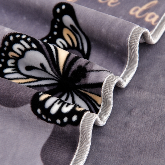 91家纺网 家纺一手货源 找家纺 芯诗曼2025新款8.5斤直播热款高克重牛奶绒法莱绒水晶金貂法莱绒四件套 梦蝶