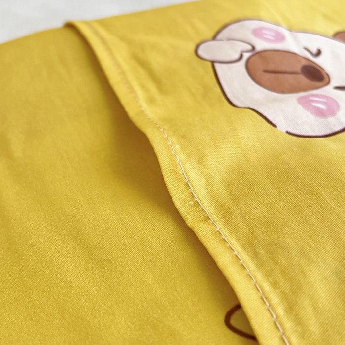 91家纺网 家纺一手货源 找家纺 鱼宝 2025新款全棉幼儿园套件 三件套—童真系列 蛋糕卡卡