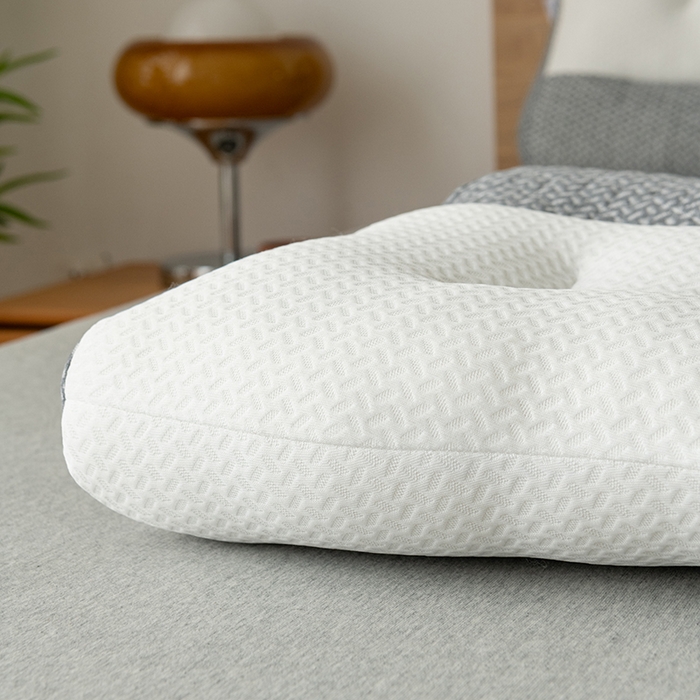 91家纺网 家纺一手货源 找家纺 （总）小米枕芯 2025新款针织反牵引乳胶枕