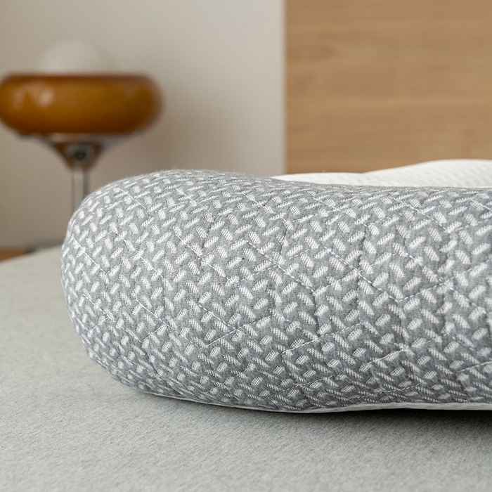 91家纺网 家纺一手货源 找家纺 （总）小米枕芯 2025新款针织反牵引乳胶枕