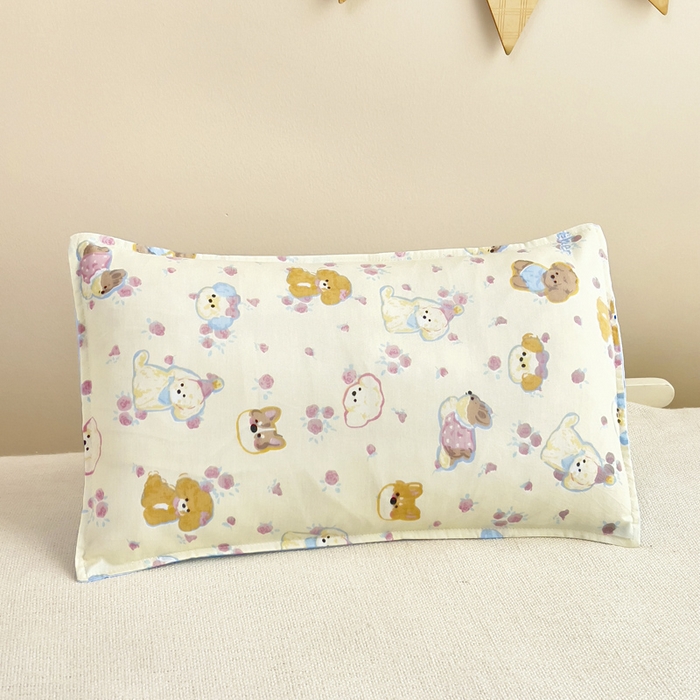 91家纺网 家纺一手货源 找家纺 鱼宝 2025新款全棉幼儿园套件 三件套—童真系列 狗狗家族