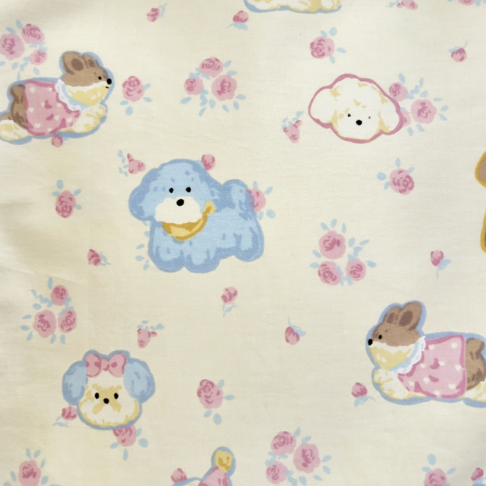 91家纺网 家纺一手货源 找家纺 鱼宝 2025新款全棉幼儿园套件 三件套—童真系列 狗狗家族