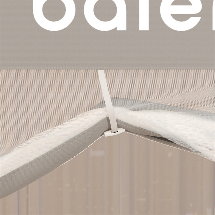 91家纺网 家纺一手货源 找家纺 佳梦家纺 2025新款光年系列坐床蚊帐 光年灰