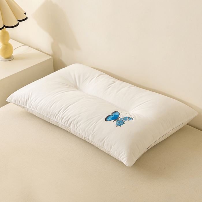 91家纺网 家纺一手货源 找家纺 （总）小米枕芯 2025新款酒店枕头枕芯-化纤蝴蝶款