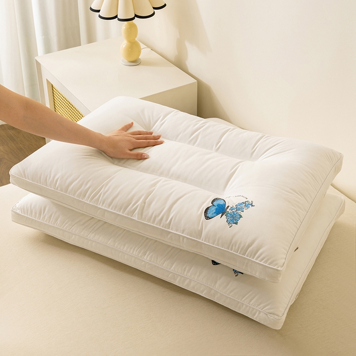 91家纺网 家纺一手货源 找家纺 （总）小米枕芯 2025新款酒店枕头枕芯-化纤蝴蝶款