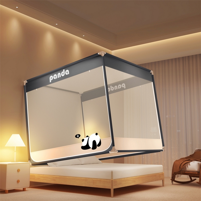 91家纺网 家纺一手货源 找家纺 （总）佳梦家纺 2025新款柠檬烫画坐床蚊帐