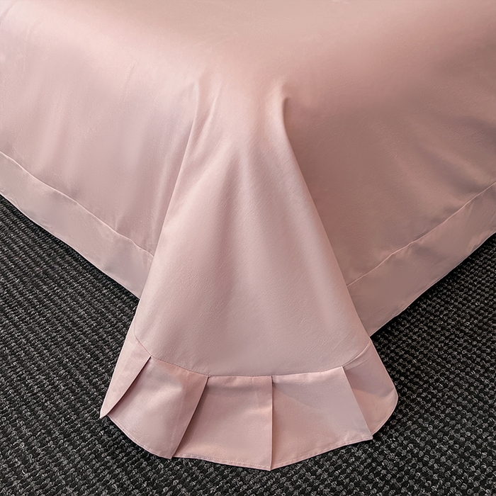 91家纺网 家纺一手货源 找家纺 格里芬 2025全棉加厚磨毛纯棉生态磨毛印花四件套 花涧-粉