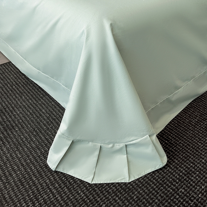 91家纺网 家纺一手货源 找家纺 格里芬 2025全棉加厚磨毛纯棉生态磨毛印花四件套 花漫漫-绿