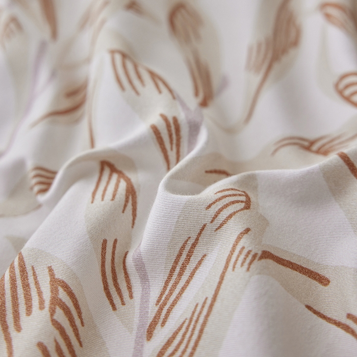 91家纺网 家纺一手货源 找家纺 千朵森 2025新款全棉高定印花磨毛拼角四件套-风格一 雅韵