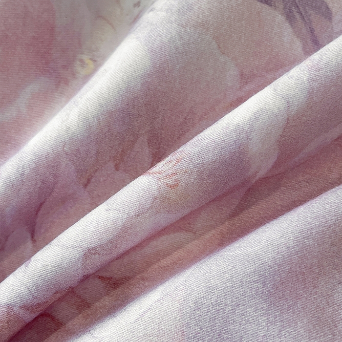 91家纺网 家纺一手货源 找家纺 格里芬 2025全棉加厚磨毛纯棉生态磨毛印花四件套 花漫漫-紫