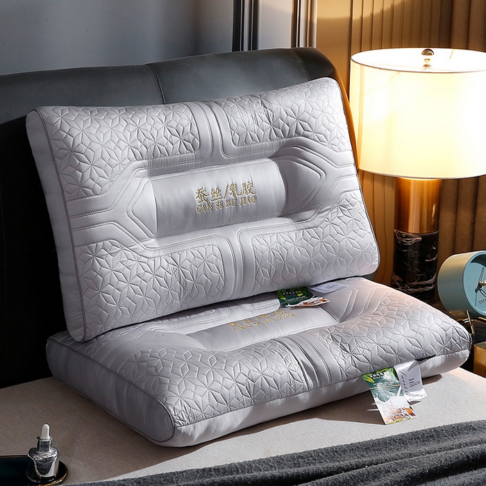 91家纺网 家纺一手货源 找家纺 （总）永乐枕芯 2025新款莫代尔乳胶枕芯 蚕丝乳胶枕 枕头枕芯