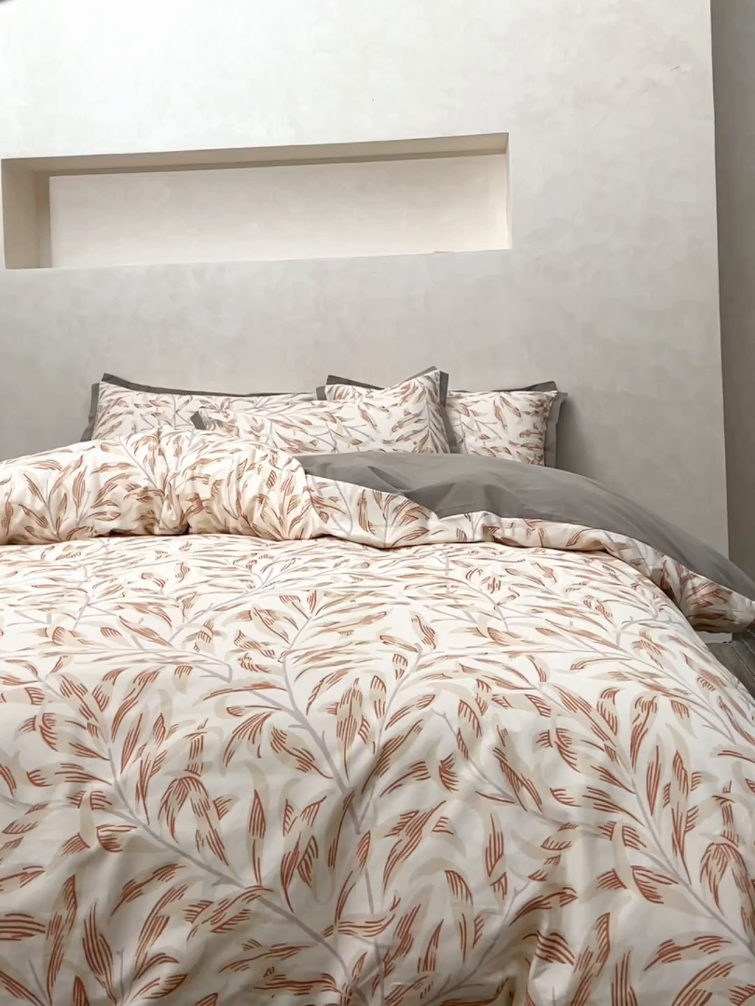 91家纺网 家纺一手货源 找家纺 千朵森 2025新款全棉高定印花磨毛拼角四件套-风格一 雅韵