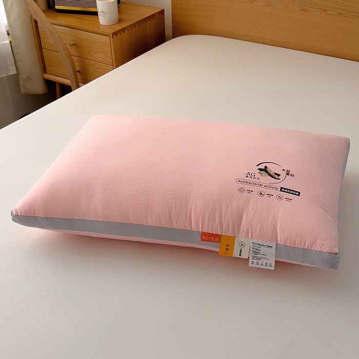 91家纺网 家纺一手货源 找家纺 （总）小米枕芯 2025新款压花小方格枕头枕芯-立体枕