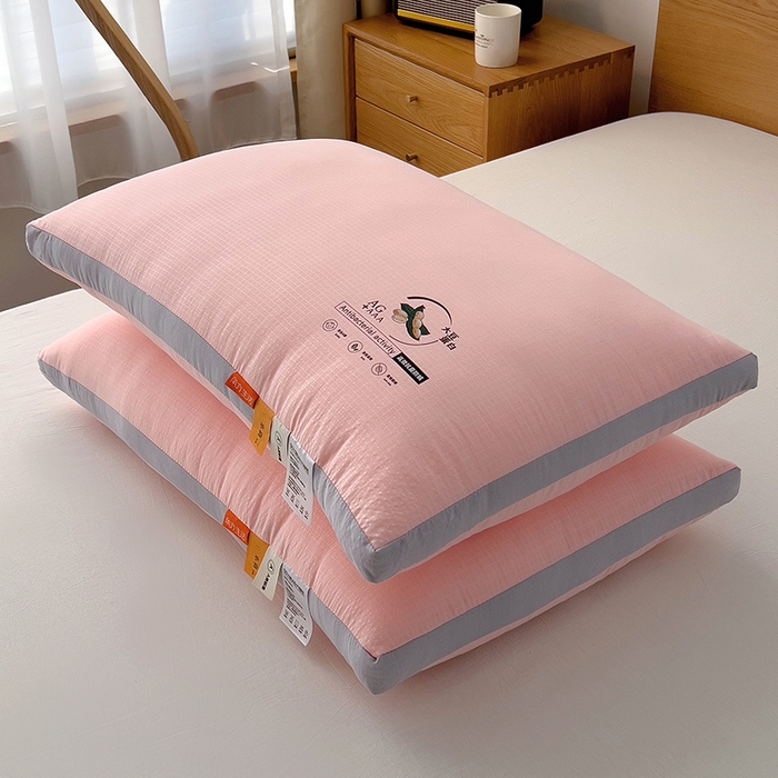 91家纺网 家纺一手货源 找家纺 （总）小米枕芯 2025新款压花小方格枕头枕芯-立体枕