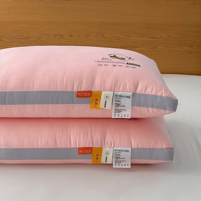 91家纺网 家纺一手货源 找家纺 （总）小米枕芯 2025新款压花小方格枕头枕芯-立体枕