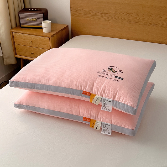 91家纺网 家纺一手货源 找家纺 （总）小米枕芯 2025新款压花小方格枕头枕芯-立体枕