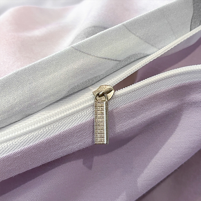 91家纺网 家纺一手货源 找家纺 格里芬 2025全棉加厚磨毛纯棉生态磨毛印花四件套 幻影-紫