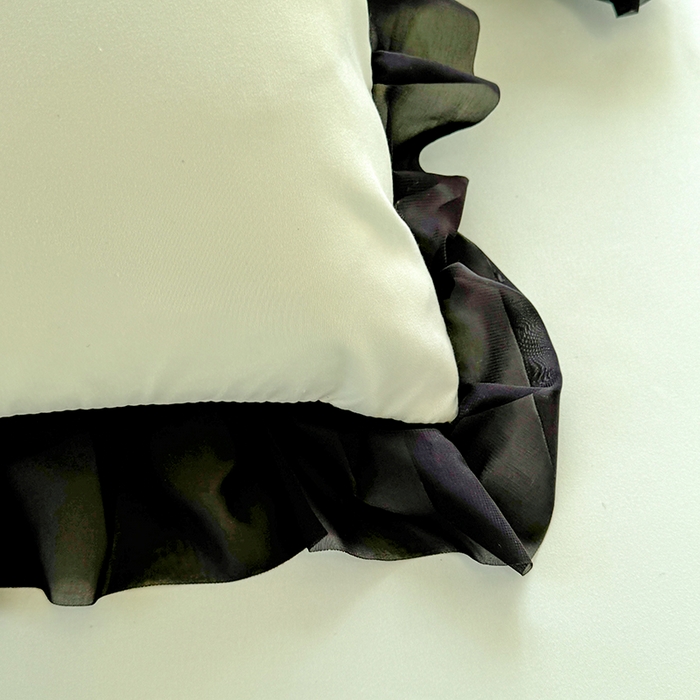 91家纺网 家纺一手货源 找家纺 唐人居 2025新款韩式花边亲肤四件套--相遇系列 相遇-繁星绿