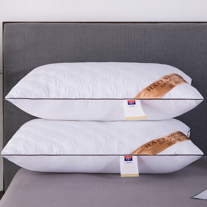 91家纺网 家纺一手货源 找家纺 （总）永乐枕芯 2025新款绗缝满天星单边枕芯 满天星枕头枕芯