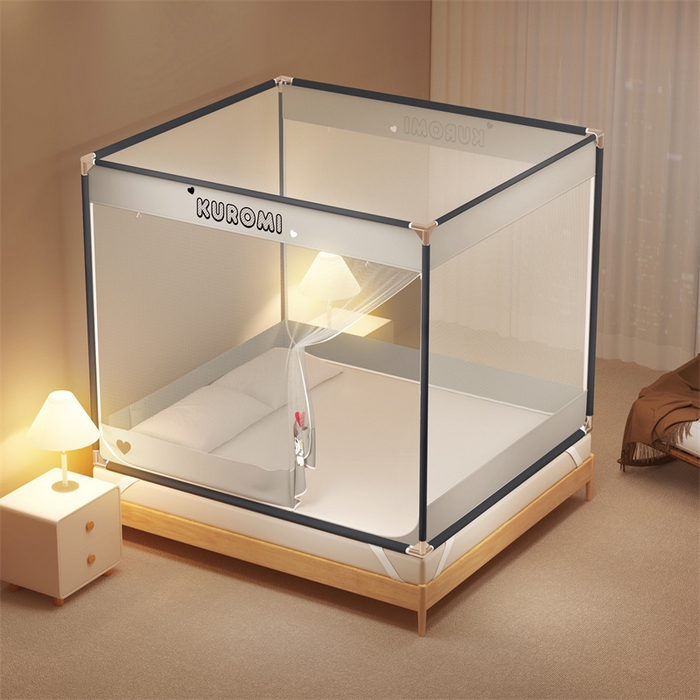 91家纺网 家纺一手货源 找家纺 （总）佳梦家纺 2025新款三丽鸥坐床蚊帐