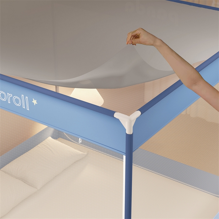 91家纺网 家纺一手货源 找家纺 佳梦家纺 2025新款三丽鸥坐床蚊帐 糖果玉桂