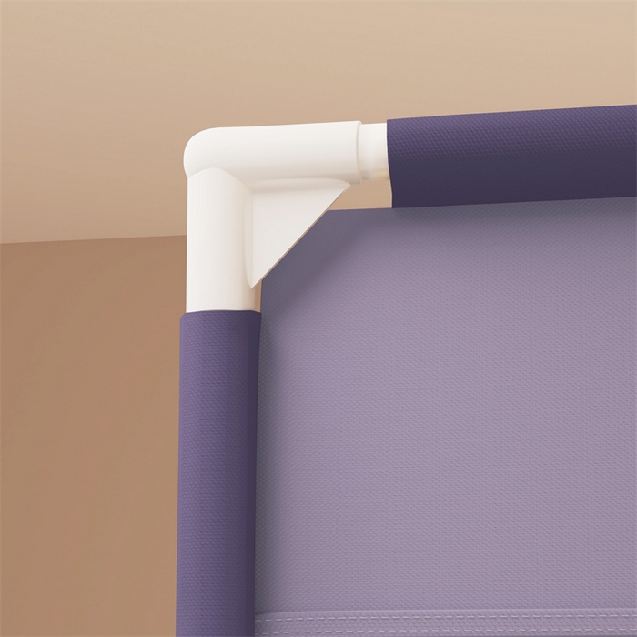 91家纺网 家纺一手货源 找家纺 佳梦家纺 2025新款三丽鸥坐床蚊帐 库洛米紫