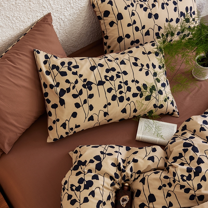 91家纺网 家纺一手货源 找家纺 千朵森 2025新款全棉高密陶瓷磨毛印花四件套 芊寻