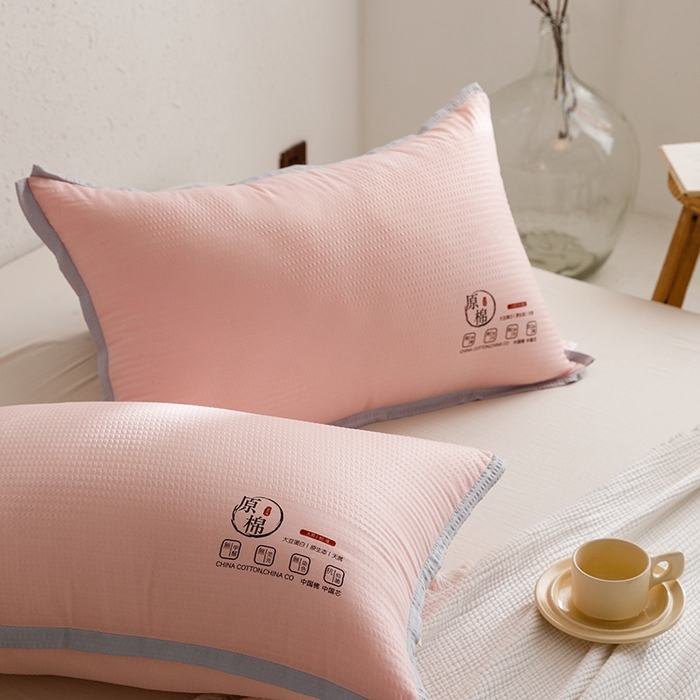 91家纺网 家纺一手货源 找家纺 （总）小米枕芯 2025新款泡泡纱四色枕头枕芯