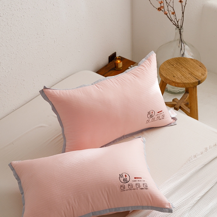 91家纺网 家纺一手货源 找家纺 （总）小米枕芯 2025新款泡泡纱四色枕头枕芯