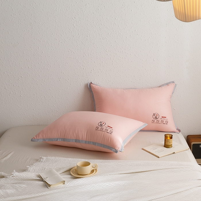 91家纺网 家纺一手货源 找家纺 （总）小米枕芯 2025新款泡泡纱四色枕头枕芯