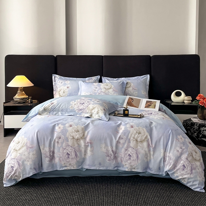 格里芬 2025全棉加厚磨毛纯棉生态磨毛印花四件套 丽芙-兰