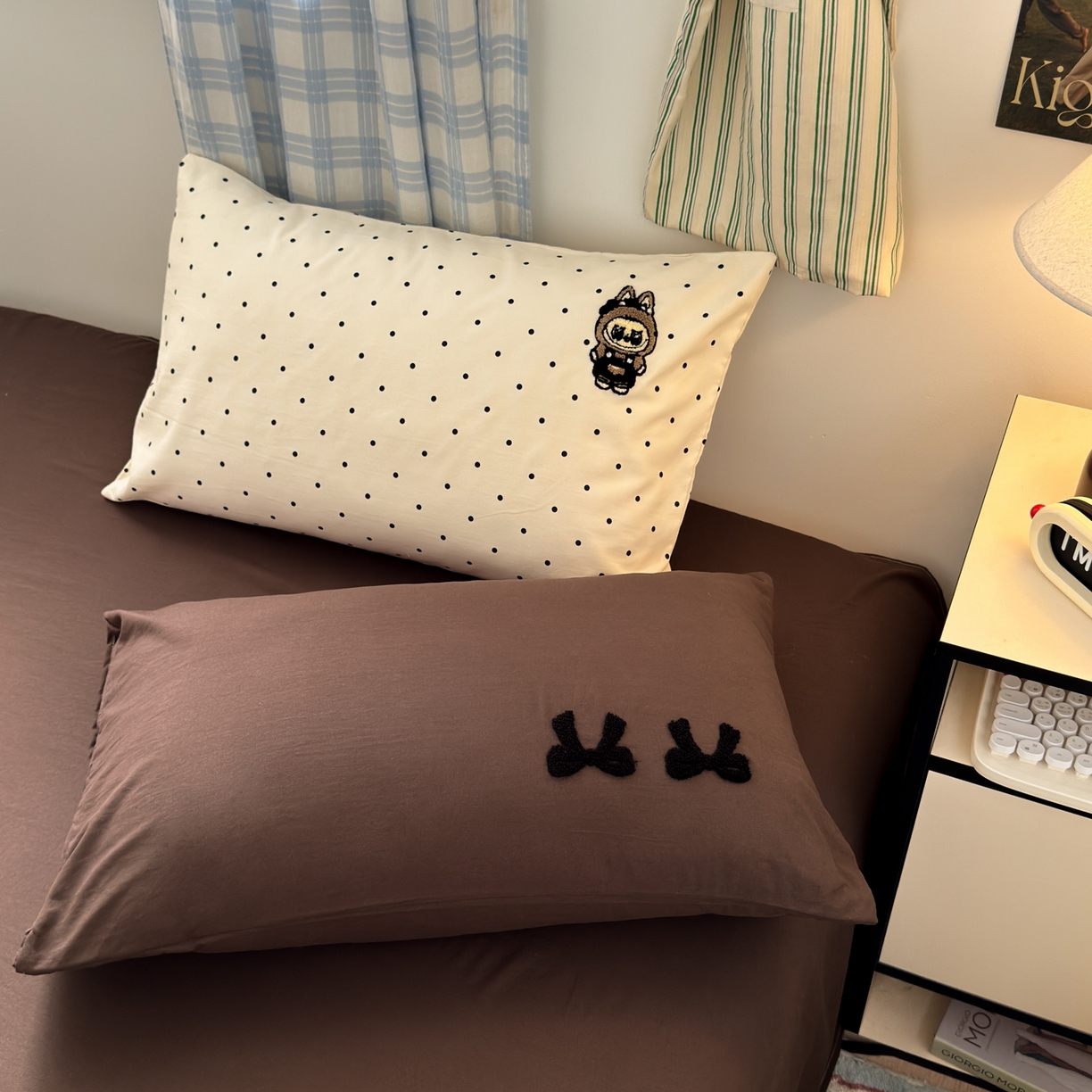 91家纺网 家纺一手货源 找家纺 一霖家纺 2025新款高克重云朵棉毛巾绣印绣四件套-小清新系列-第三波 精灵布布